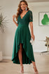 'Nereida' Short Sleeve Lace Dress - Celes Fashion